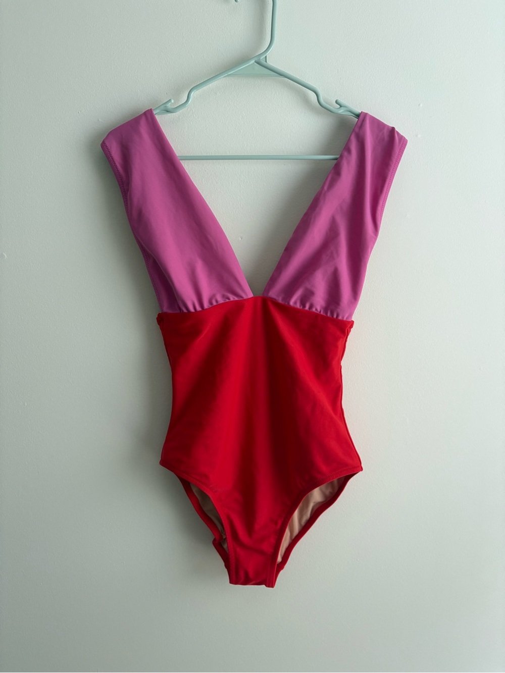 J. Crew Women’s One Piece Colorblock Swimsuit